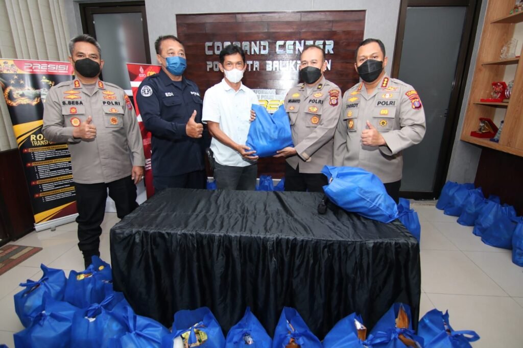 IMG 20220921 WA0004 Polresta Balikpapan Salurkan 225 Paket Sembako Kepada Awak Media PROKALTIM