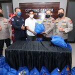 Polresta Balikpapan Salurkan 225 Paket Sembako Kepada Awak Media
