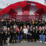 Sri Hana Apresiasi Jalan Sehat Klandasan Ilir. Rusni RT 13 Klandasan Ilir, Raih Doorprize Sepeda Motor