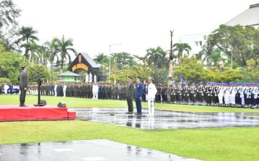 Mayjen TNi Tri Budi Utomo Pimpin Upacara Peringatan HUT TNI ke-77