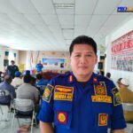 Damkar Sosialisasi Samarinda Tangguh Kebakaran, Pasang Hydran Kering Solusi Jalan Sempit