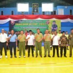 Kasdam VI/Mlw Resmi Buka Pertandingan Bulu Tangkis Santri Pangdam VI Cup Tahun 2022