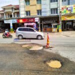 Waspada Jalan Bekas Galian PDAM, Pengaspalan Segera Dilakukan