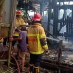 Tiga Rumah Jumpi Kampung Baru Ulu kota Balikpapan, dilahap si jago merah