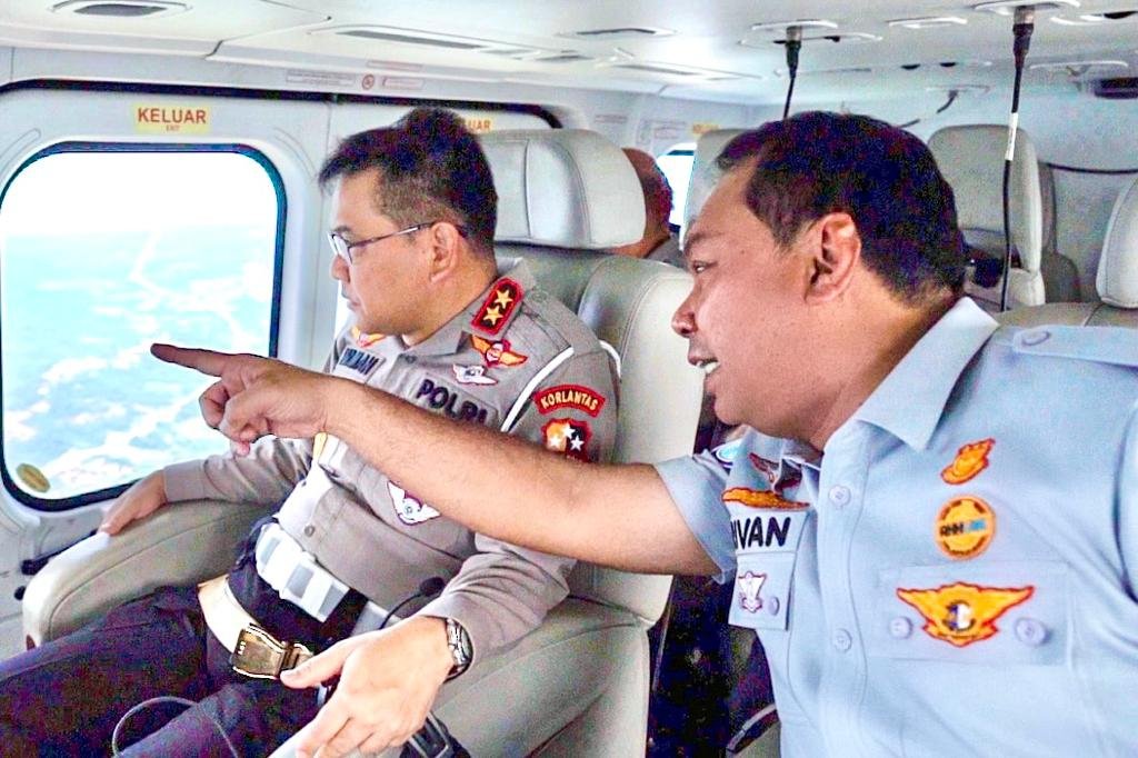 WhatsApp Image 2022 12 15 at 23.57.24 Jasa Raharja dan Korlantas Polri Cek Kesiapan Operasi Lilin 2022 di Jawa Barat Lewat Pantauan Udara dan Darat PROKALTIM