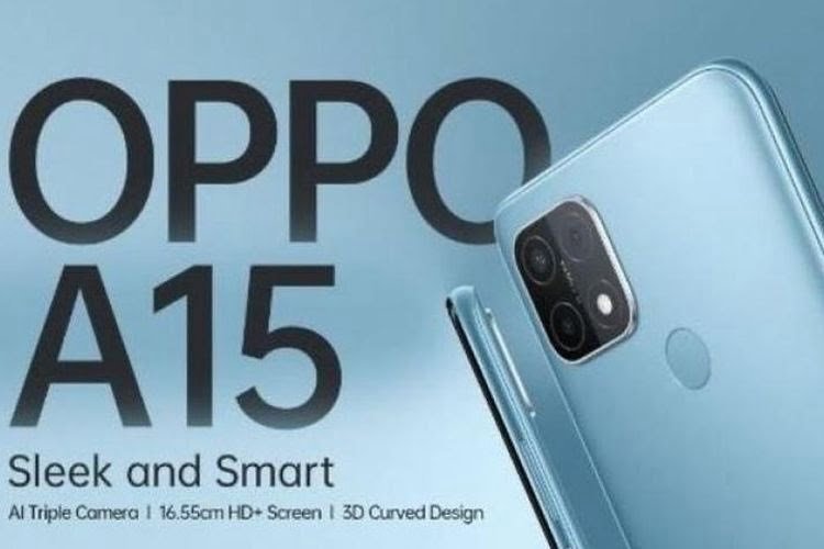 Spesifikasi dan Harga HP OPPO A15 RAM 3 Terbaru