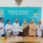 Arlint Kobana Balikpapan Peduli Korban Bencana Gempa Cianjur, Disaksikan Oleh Dinsos Balikpapan