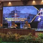 Polda Kaltim Gelar Konferensi Pers Akhir Tahun 2022