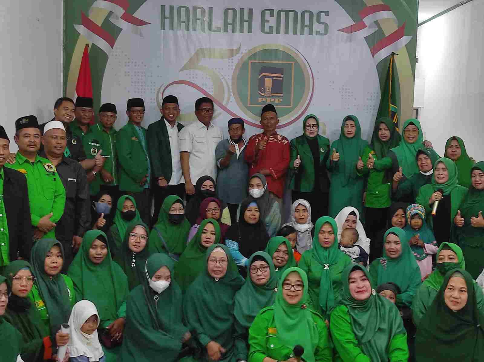 harlah ke-50, yang digelar kantor DPC PPP Balikpapan
