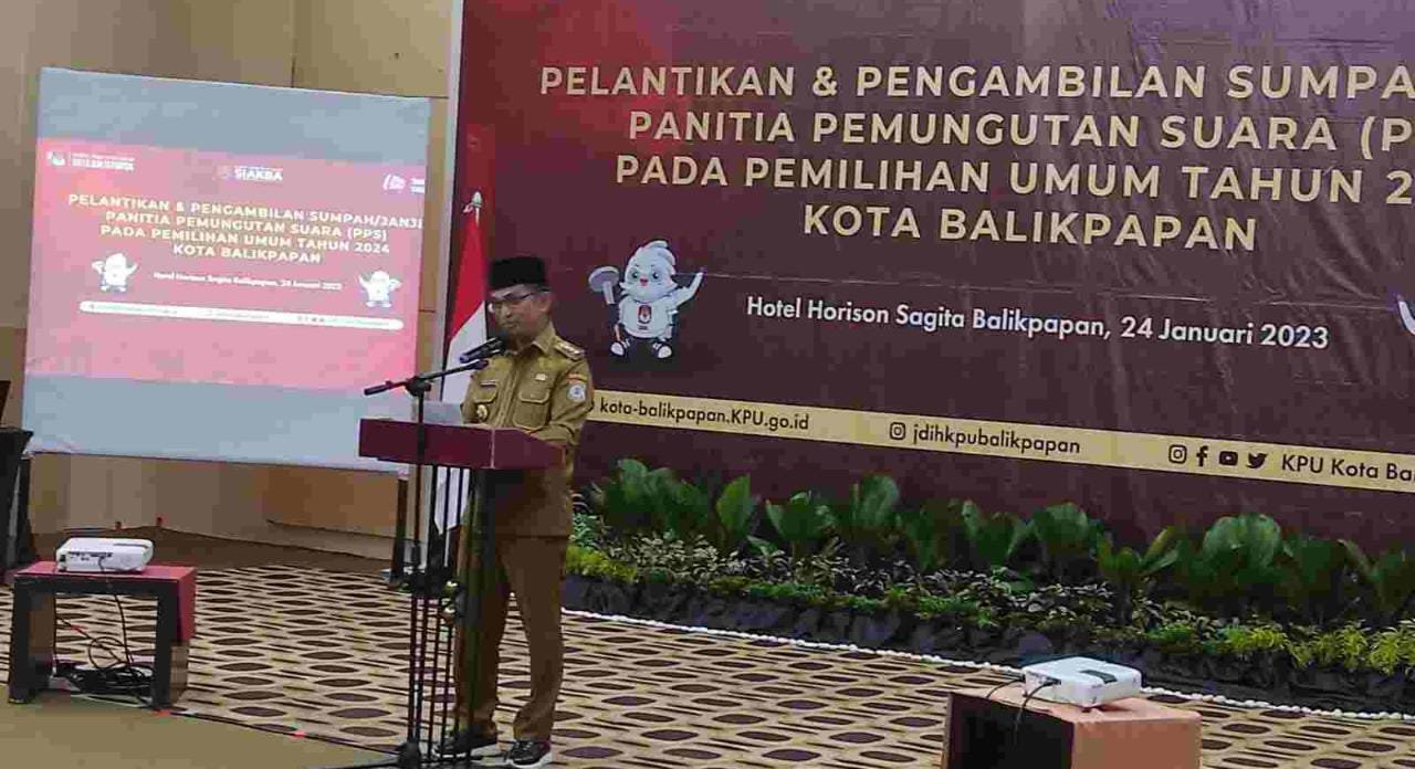 WhatsApp Image 2023 01 25 at 10.07.09 1 KPU Balikpapan Melantik dan Pengambilan Sumpah Petugas PPS Balikpapan PROKALTIM