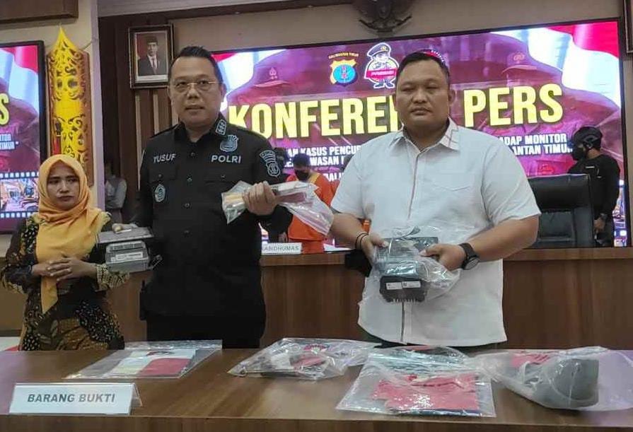 Polda Tangkap 5 Komplotan Pencuri Layar Monitor Alat Berat Pembangunan IKN