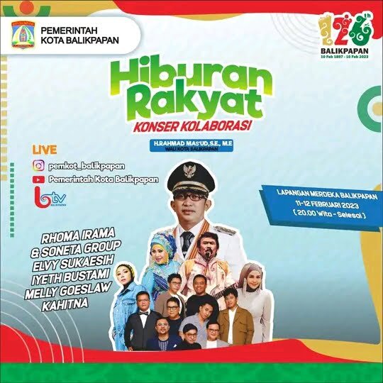 WhatsApp Image 2023 02 09 at 18.01.14 Hiburan Rakyat | Konser Kolaborasi PROKALTIM