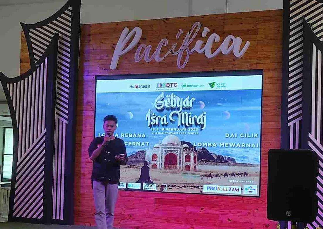 Lomba Gebyar Isra Mi’raj Dibuka Oleh Pimpinan Cabang Dompet Dhuafa Kaltim, Danang Pikata