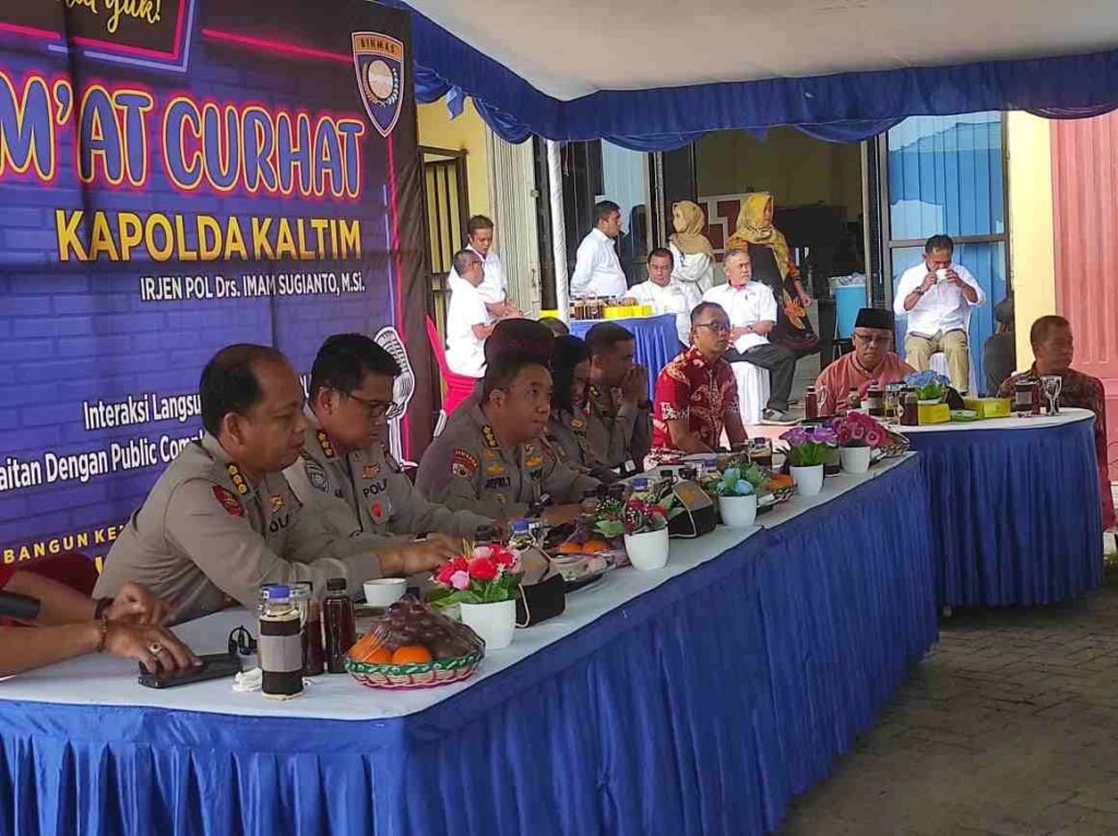 Jumat Curhat Polda Kaltim, Sasar Masyarakat Balikpapan Kota