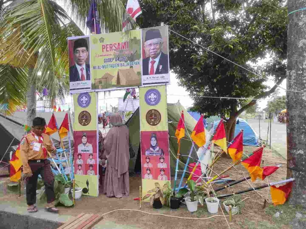 Kegiatan Pramuka Persami Gudep MI/SDIT Tahun 2023 di Asrama Haji Balikpapan