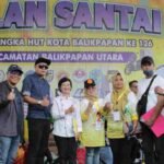 Masyarakat Balikpapan Utara Tumpah Ruah di Kawasan Elit Grand City, di Jalan Santai Puncak Perayaan HUT Ke 126 Kota Balikpapan