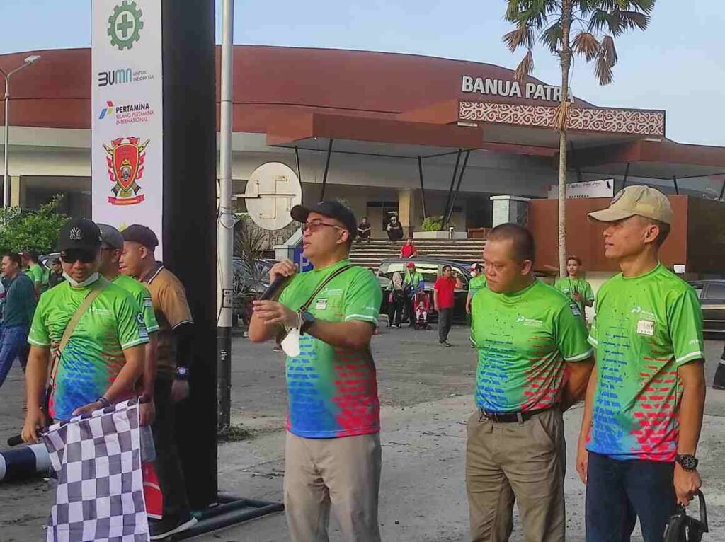 Semarak Jalan Santai Bulan K3 RU V Pertamina Balikpapan