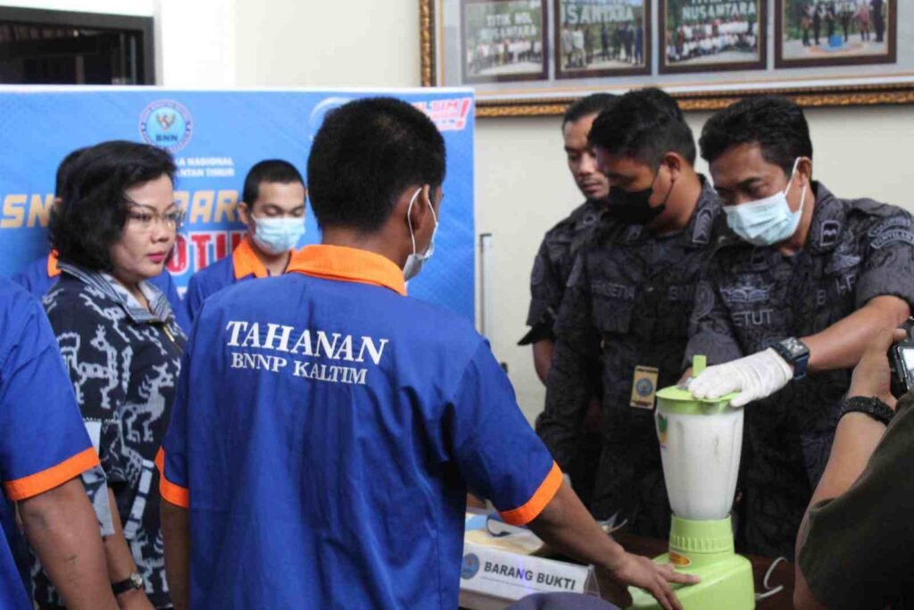 Sabu Senilai Rp. 1,4 Miliar Dimusnahkan BNNP Kaltim