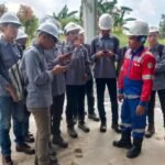 Mahasiswa STT Migas Kunjungi PTMB ke Waduk Manggar Km 12, Belajar Proses Pembuatan Air Bersih