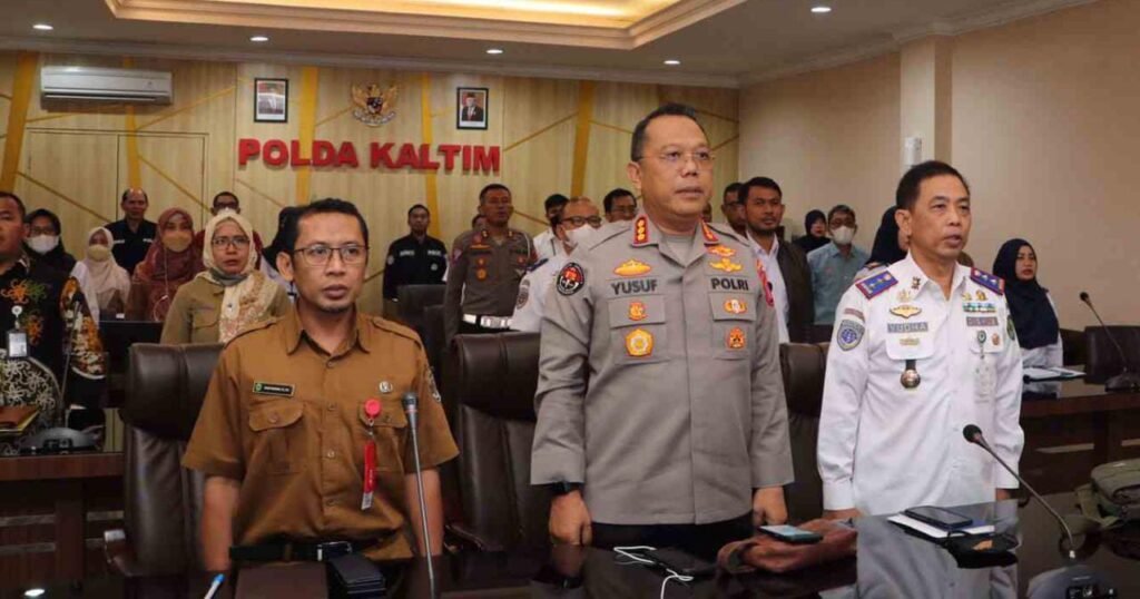 Polda Kaltim Hadiri Dialog Publik Keterjangkauan Pangan, Kesiapan Sarana dan Prasarana Transportasi Publik Jelang Mudik Lebaran 2023