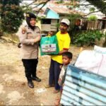 Wujud Kepedulian, Ditpamobvit Polda Kaltim Kembali Salurkan Bansos Kepada Masyarakat Kurang Mampu