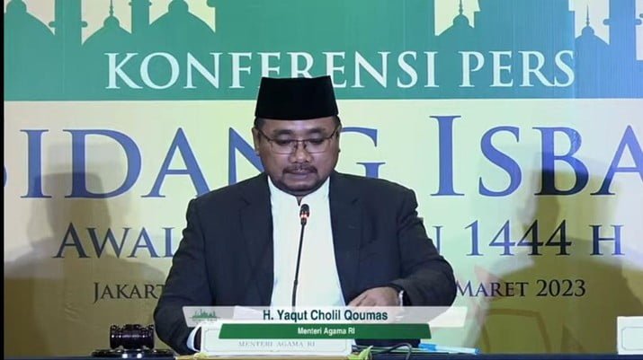 Hasil Sidang Isbat: 1 Ramadan Jatuh Pada 23 Maret 2023