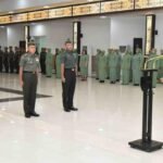 Pangdam VI/Mlw Pimpin Langsung Laporan Korps Kenaikan Pangkat
