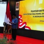 Pemkot Balikpapan Mengukuhkan Pejabat Tinggi Pratama dan Sutadi Kembali Dilantikan Sebagai Kesbangpol