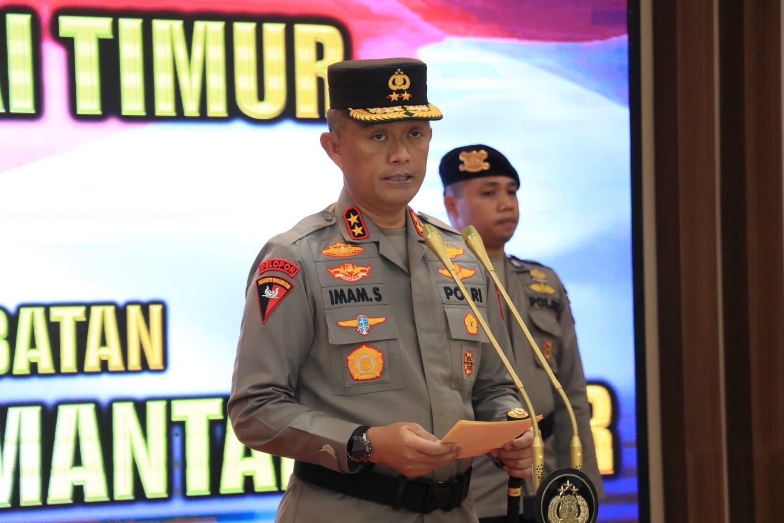 Tiga Pejabat Utama Polda dan Kapolres Kutim Dirotasi, Kapolda Kaltim Pimpin Sertijab