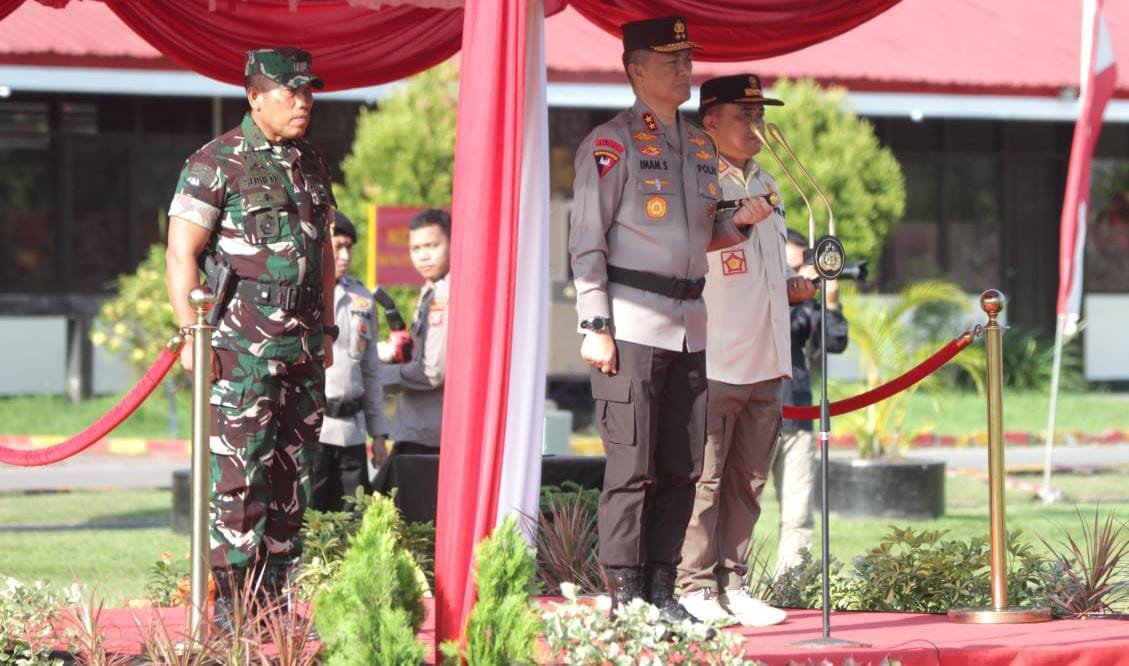 Kapolda Kaltim Pimpin Pembukaan Apel Gelar Pasukan Operasi Ketupat Mahakam Tahun 2023