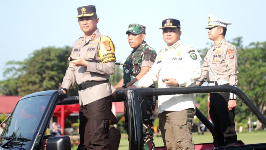 Kapolda Kaltim Pimpin Pembukaan Apel Gelar Pasukan Operasi Ketupat Mahakam Tahun 2023