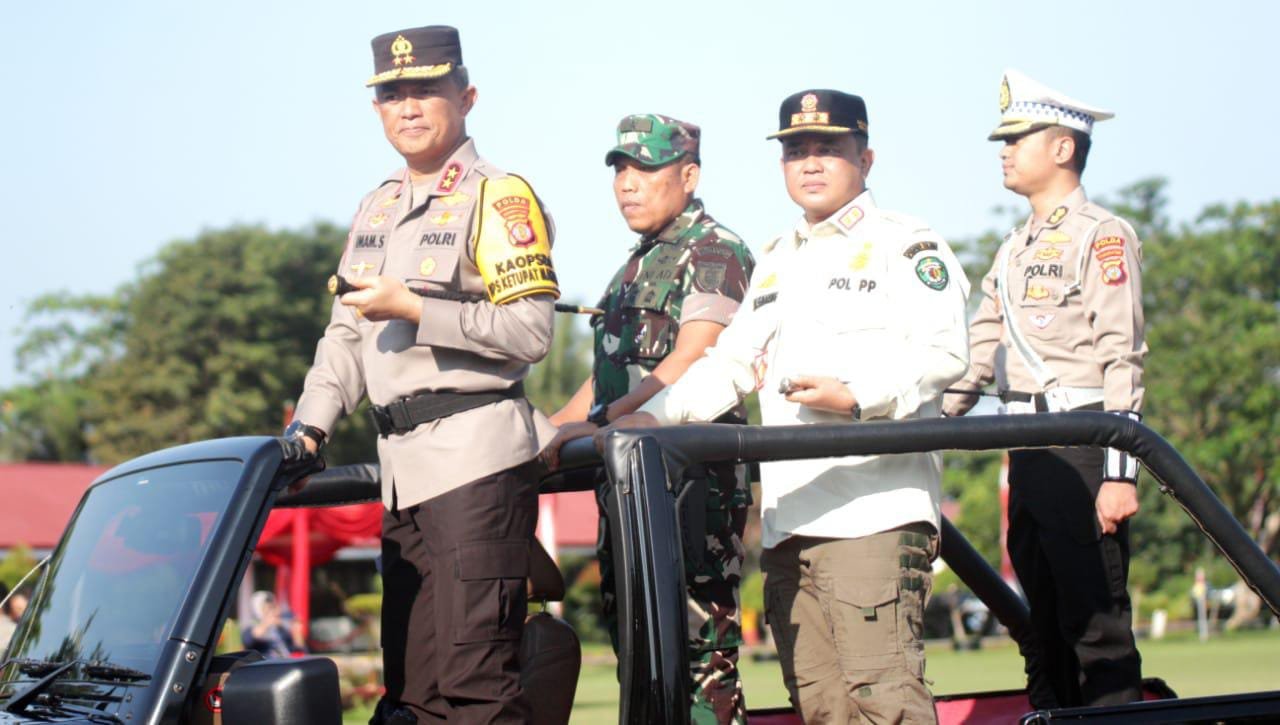 Kapolda Kaltim Pimpin Pembukaan Apel Gelar Pasukan Operasi Ketupat Mahakam Tahun 2023