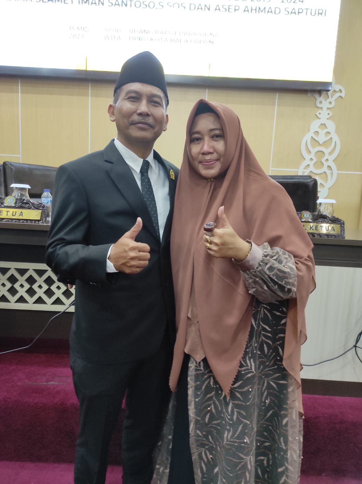 Sah, Asep Ahmad di Komisi IV dan Slamet Iman di Komisi II DPRD Balikpapan
