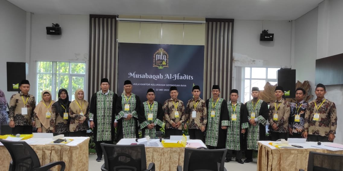 Hari Pertama Lomba MTQ Kaltim, Hafalan 100 hadist dengan Sanad, Digelar di Aula Kelurahan Sepinggan Raya