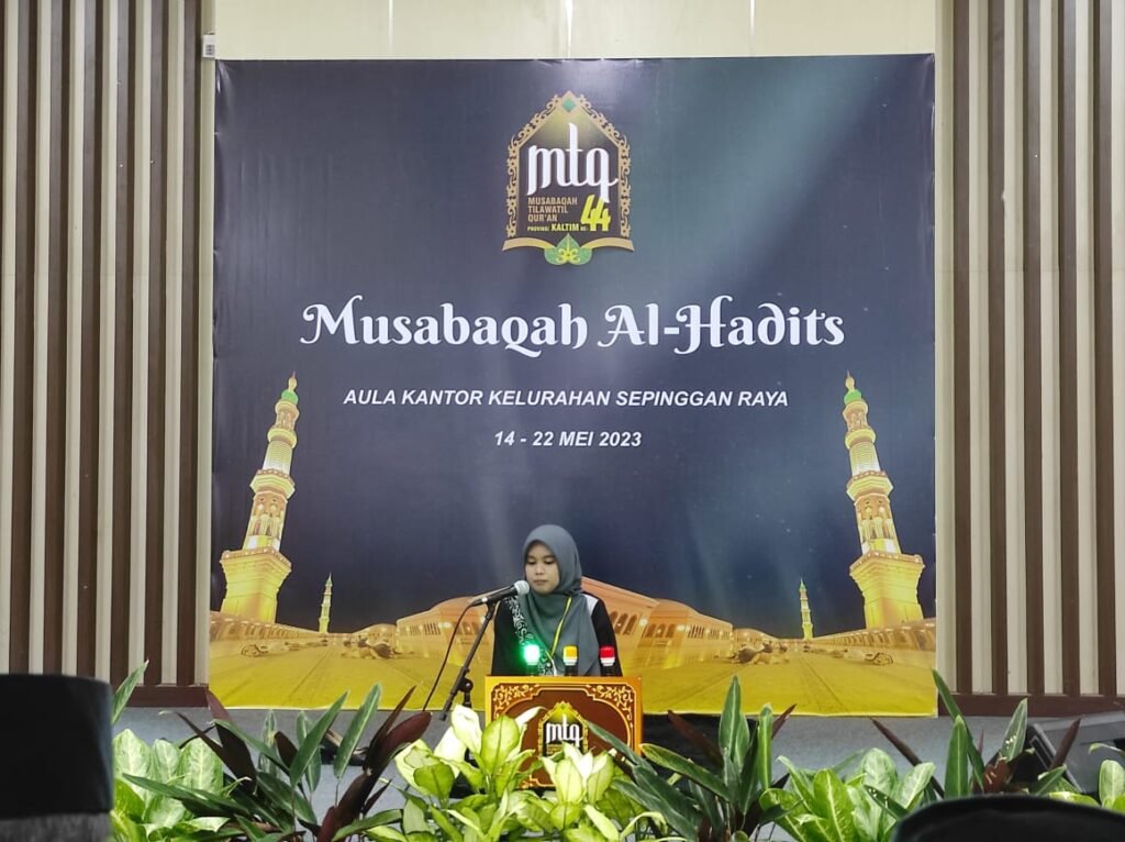 Hari Pertama Lomba MTQ Kaltim, Hafalan 100 hadist dengan Sanad, Digelar di Aula Kelurahan Sepinggan Raya
