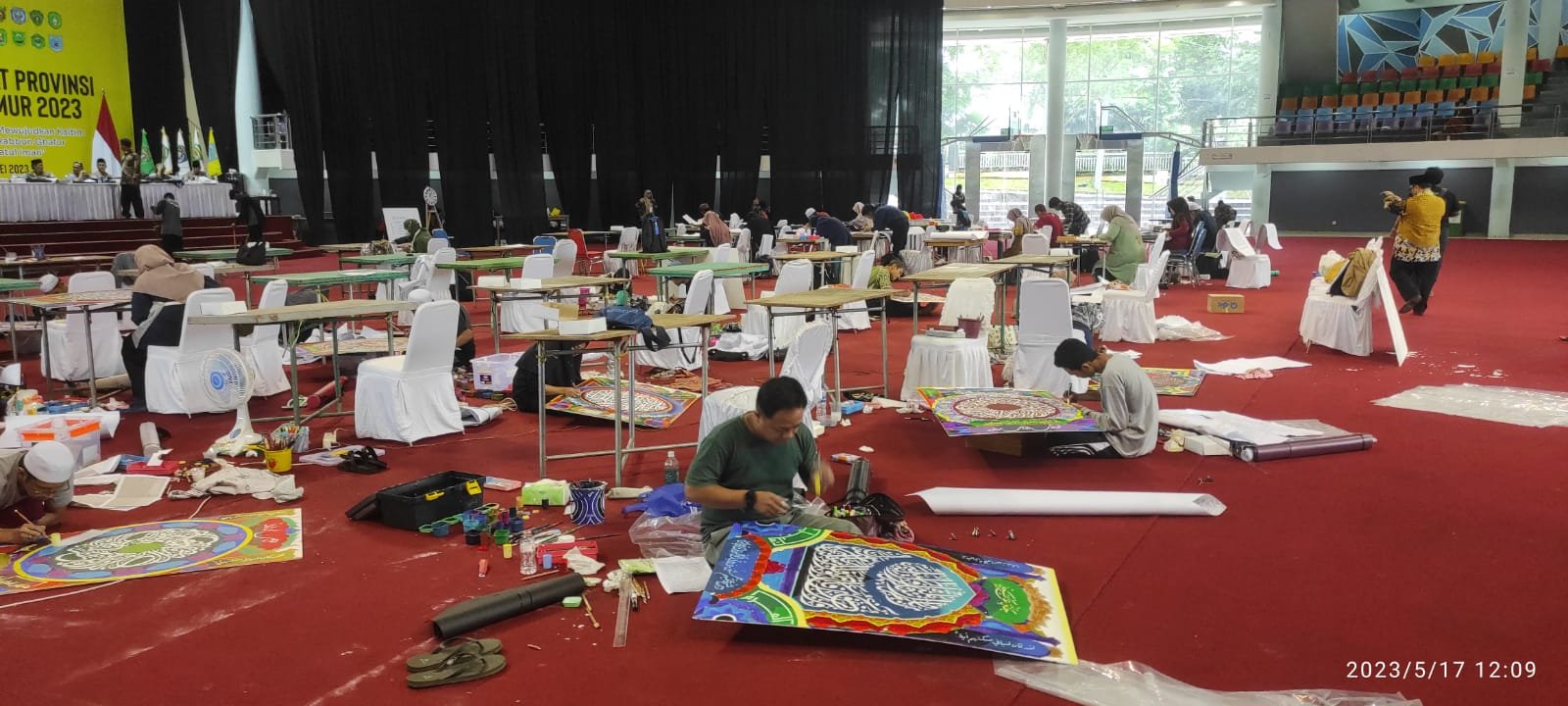 Hari Pertama MTQ Kaligrafi, Sekitar 40 Peserta Ambil Bagian