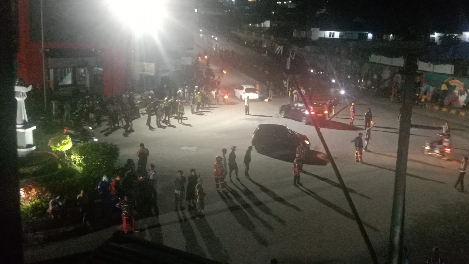 Lakalantas Turunan Muara Rapak Kota Balikpapan Kembali Terjadi, Truk Kontainer Menabrak Satu Pengendara Sepeda Motor Hingga Tewas