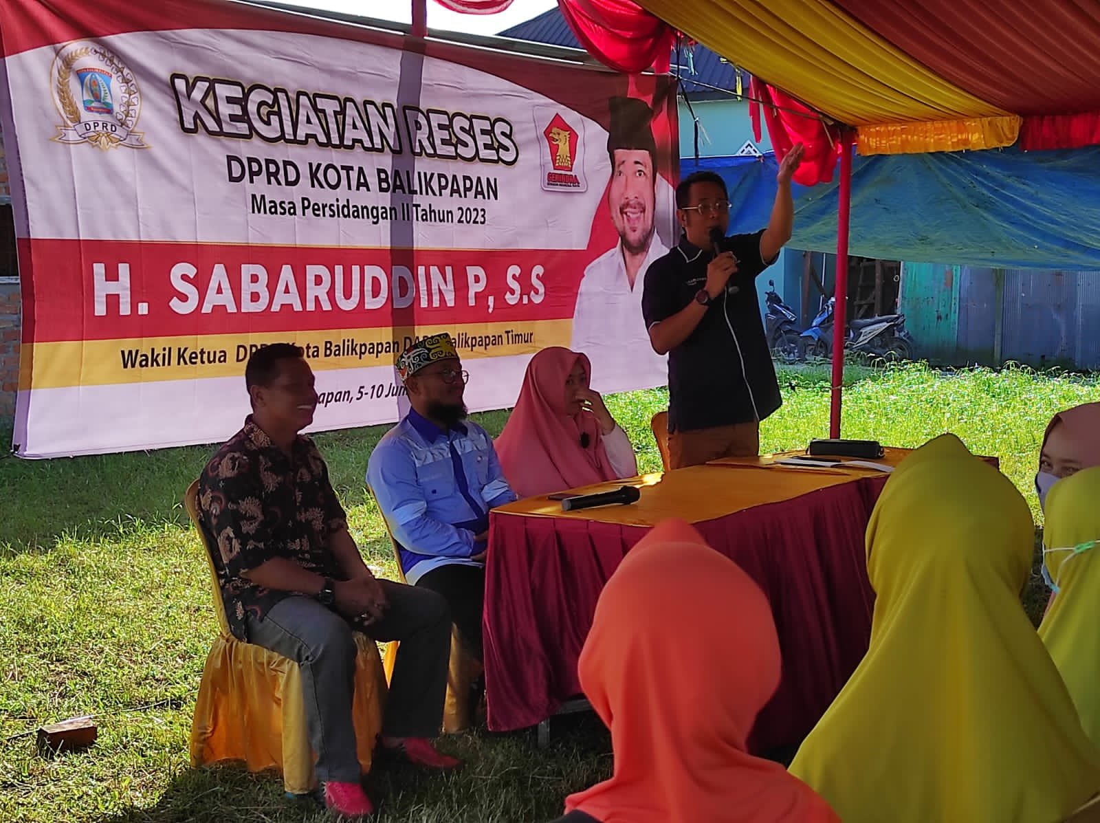 Reses Sabaruddin Panrecalle di RT 31 Manggar Baru, yang Mencuat Program MBR, Sekolah dan Infrastruktur