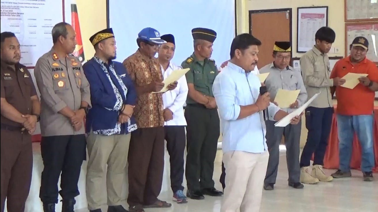 Kerjasama Pemilu Damai KPU-Polres PPU