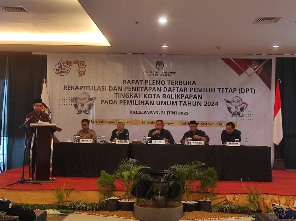 Pemilih Pemula Mencapai 4 Ribuan dan KPU Tetapkan 509.487 Jumlah DPT di Kota Balikpapan