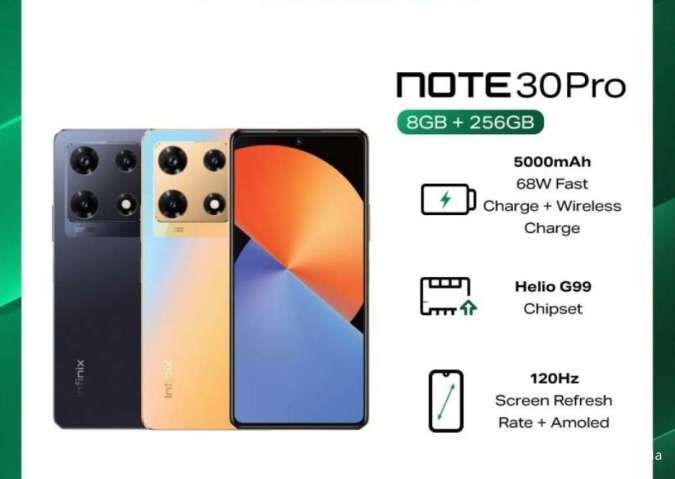 Rekomendasi HP Infinix Terbaru 2023, Simak Spesifikasi & Harga HP Infinix Note 30 Pro