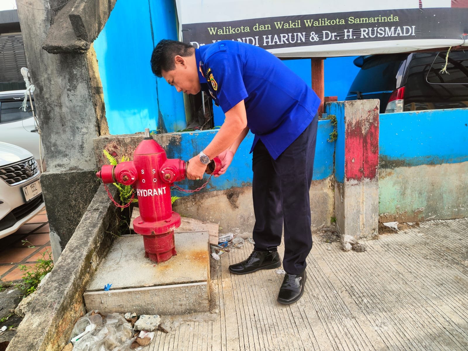 Disdamkar Kota Samarinda Memperkuat Pencegahan Kebakaran dengan Perbaikan dan Pemasangan Hydran PROKALTIM 1 Disdamkar Kota Samarinda Memperkuat Pencegahan Kebakaran dengan Perbaikan dan Pemasangan Hydran