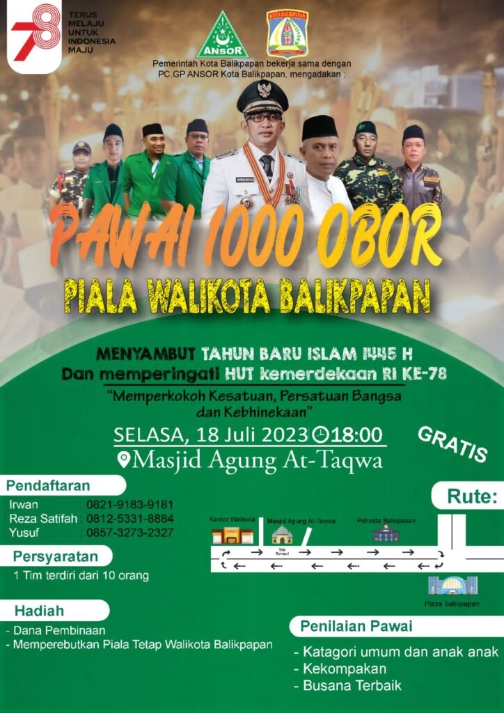 PAWAI 1000 OBOR | PIALA WALIKOTA BALIKPAPAN