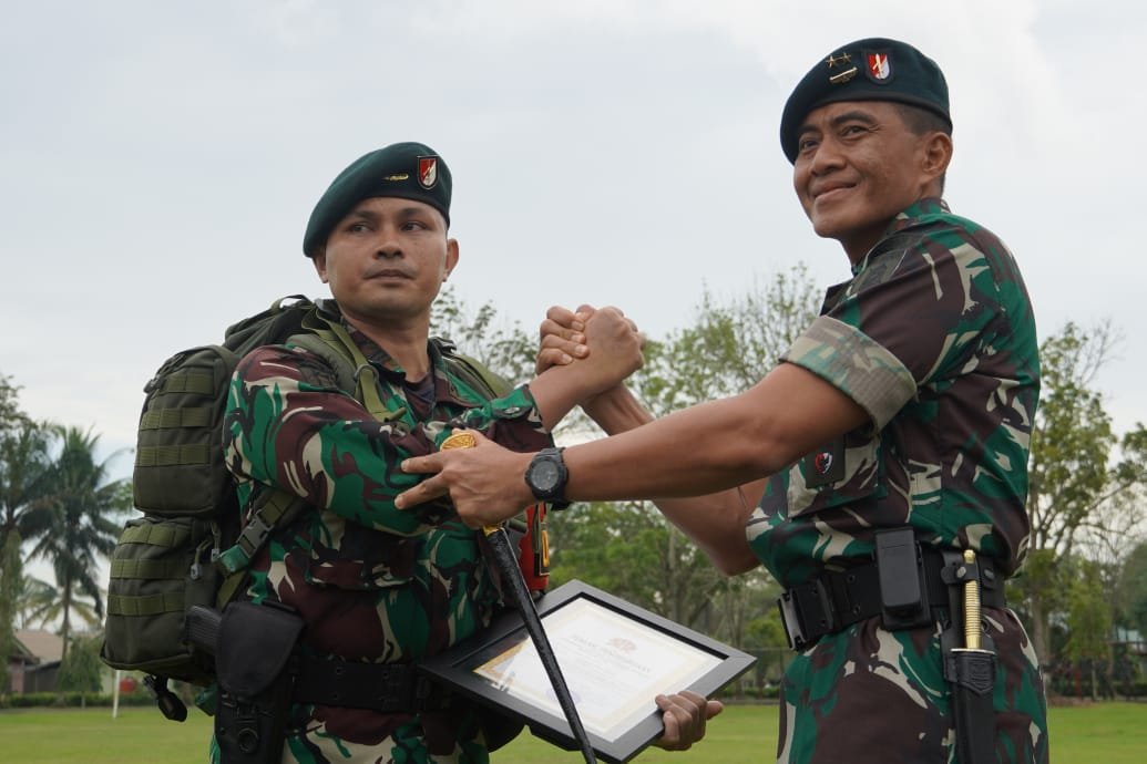 Datang dari Perbatasan Papua, Kodam VI/Mlw laksanakan upacara penyambutan Satgas Yonif Raider 600/Modang PROKALTIM 1 Datang dari Perbatasan Papua, Kodam VI/Mlw laksanakan upacara penyambutan Satgas Yonif Raider 600/Modang