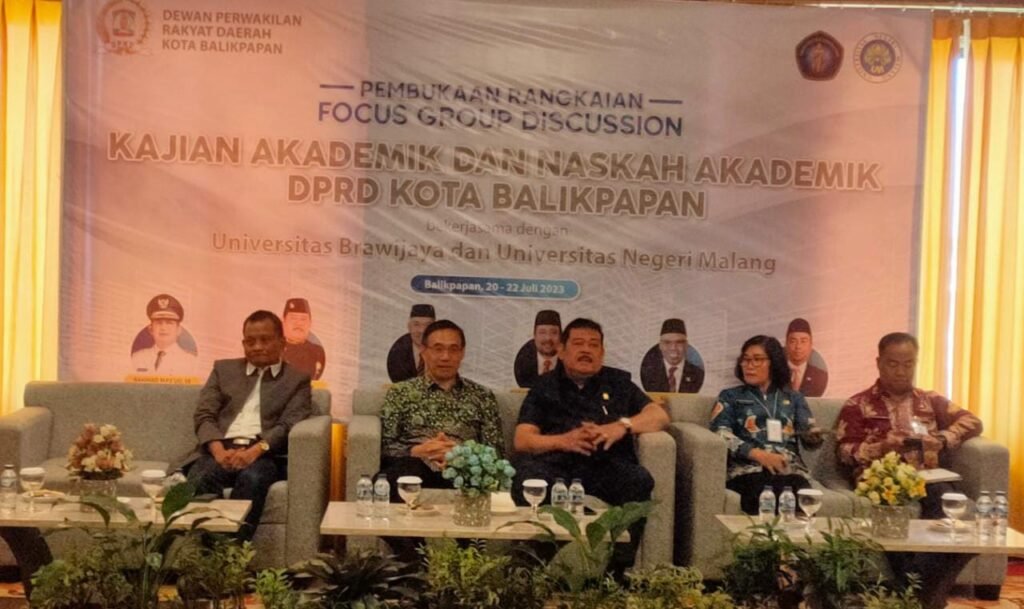 DPRD Balikpapan Gelar FGD, Kaji Naskah Akademik Perda, Serta Bekerjasama dengan Universitas Brawijaya dan UNM