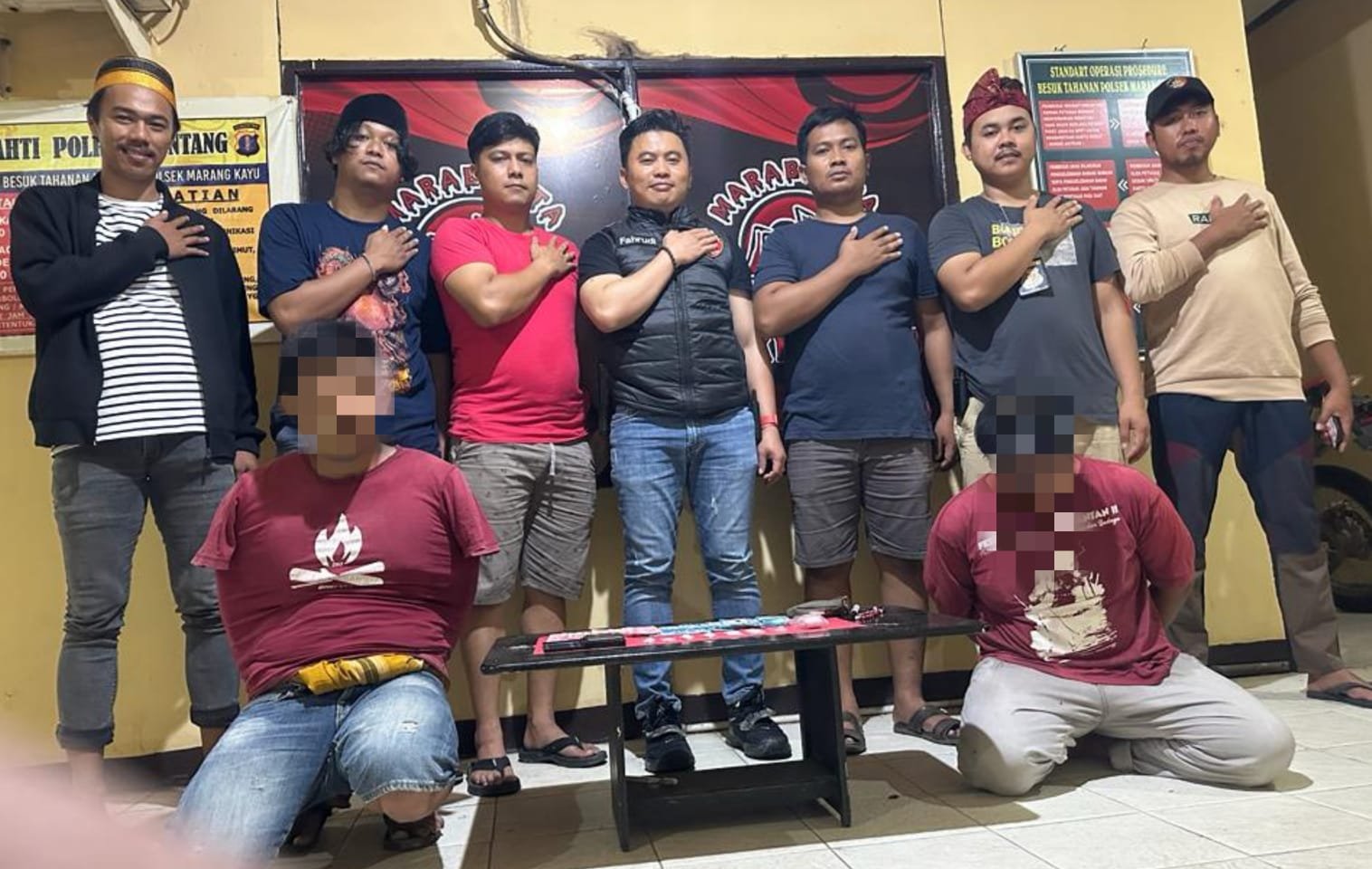 Polsek Marangkayu Kukar, Ungkap Kasus Narkotika 2 Tersangka Diamankan