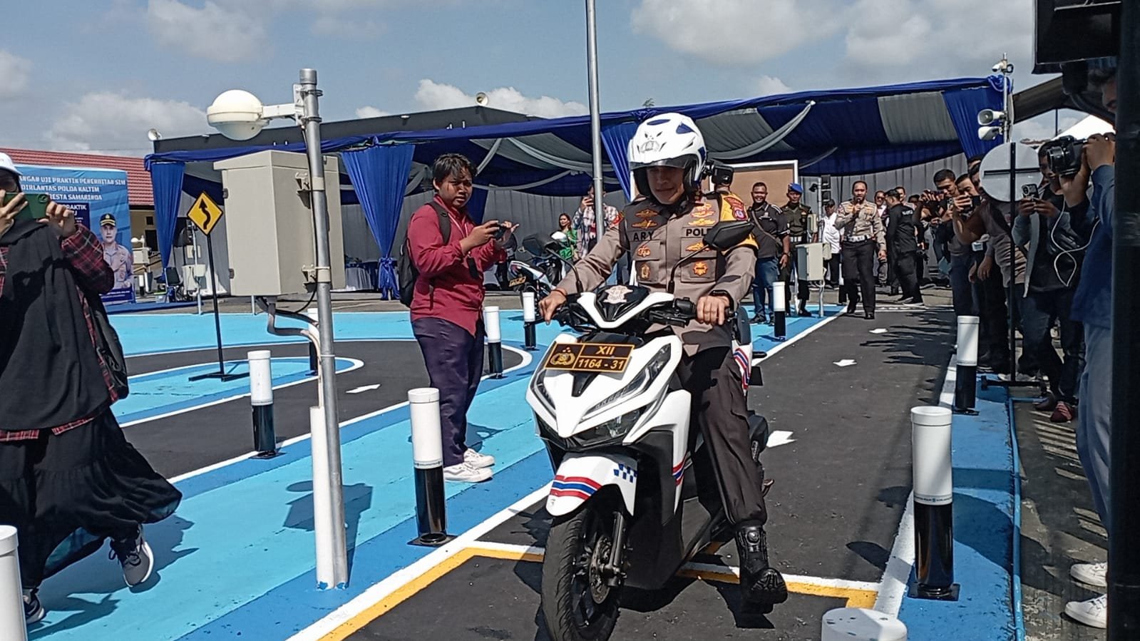 Lintasan Ujian SIM C di Polresta Samarinda Berubah, Ini Penjelasan Dirlantas Polda Kaltim