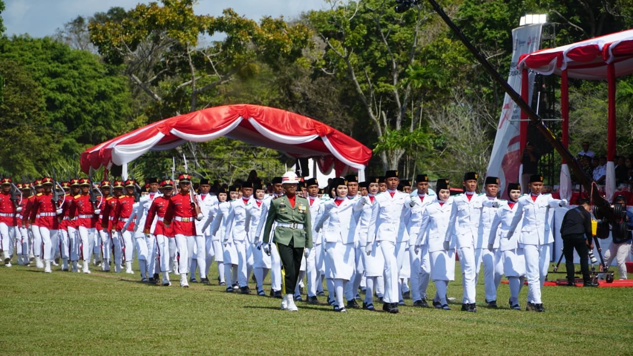 Wali Kota Balikpapan Pimpin Upacara HUT ke-78 Kemerdekaan RI di Lapangan Merdeka