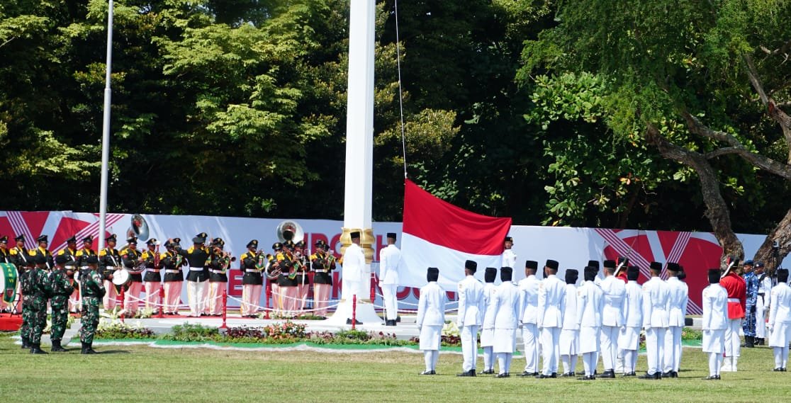 Wali Kota Balikpapan Pimpin Upacara HUT ke-78 Kemerdekaan RI di Lapangan Merdeka