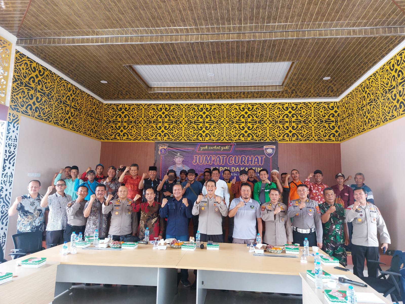 IMG 20230901 WA0032 Jumat Curhat, Dirbinmas Kombes Anggie Ajak Masyarakat Redam Isu Negatif Tentang IKN PROKALTIM